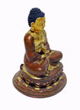 Serene Seated Gilt-Bronze Figure Amitabha Statue w275S – Golden Lotus ...