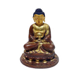 bronze Buddha on lotus base