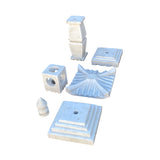 Zen Oriental Style White Marble Tower Stone Garden Lantern cs7027S
