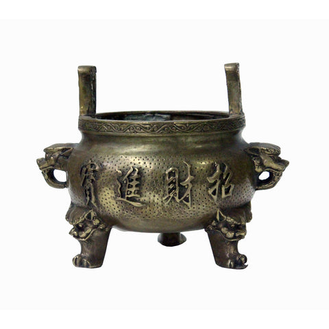 Incense burner - metal incense burner - Chinese ding