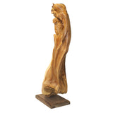 Chinese Cypress Wood Carved Bodhisattva Kwan Yin Tara Statue ws1009S