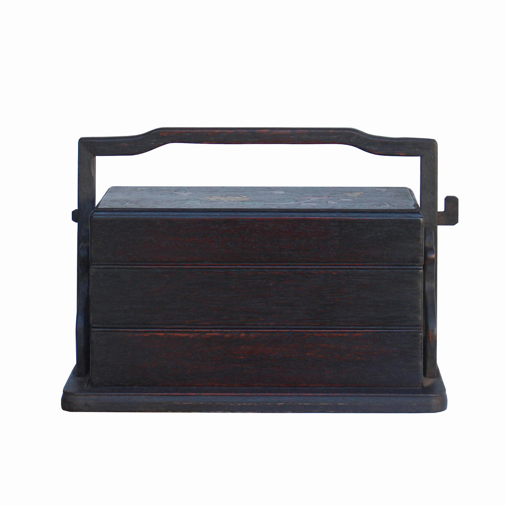 Traditional Vintage Chinese Multi Tray Wood Basket Box ws1055S Traditional Vintage Chinese Multi Tray Wood Basket Box ws1055S
