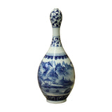 blue white vase - Chinese vase - porcelain vase