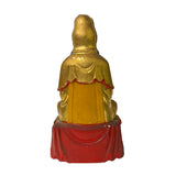 Vintage Chinese Wooden Carved Home Guardian Kwan Yin Figure ws1111S