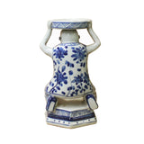 Oriental Vintage Ceramic Blue White Man Holding Dish Figure ws1118S