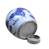 Chinese Oriental Small Blue White Porcelain Ginger Jar ws115S
