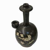 Chinese Ware Brown Black Glaze Ceramic Jar Vase Display Art ws1169S