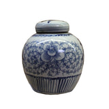 ginger jar - small jar - blue white