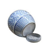 Chinese Oriental Small Blue White Porcelain Ginger Jar ws116S