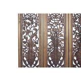 Chinese Set Distressed 4 Seasons Flower Wooden Wall Plaque Panels ws1206S