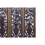 Chinese Set Distressed 4 Seasons Flower Wooden Wall Plaque Panels ws1206S