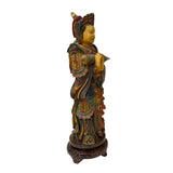 Vintage Chinese Resin Home Guardian Skanda Wei Tuo Idaten Figure ws1210S