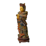 Vintage Chinese Resin Home Guardian Skanda Wei Tuo Idaten Figure ws1210S