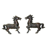 horse figure - oriental horse - metal horse figure