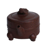 Chinese Handmade Yixing Zisha Clay Teapot With Artistic Accent ws122S