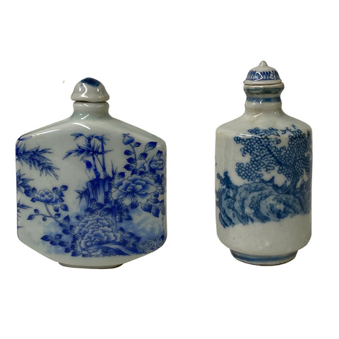 snuff bottle - porcelain bottle - oriental art