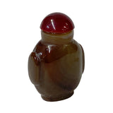 Collectible Natural Agate Stone Carved Small Snuff Bottle ws1251S
