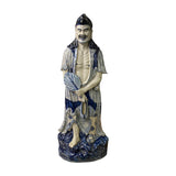 Ji gong - Blue White Buddha Statue - Master Buddha