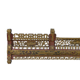 Chinese Vintage Relief Ancient Style Golden Carving Wood Wall Art ws1271S