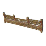 Chinese Vintage Relief Ancient Style Golden Carving Wood Wall Art ws1271S