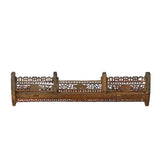 Chinese Vintage Relief Ancient Style Golden Carving Wood Wall Art ws1271S