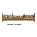Chinese Vintage Relief Ancient Style Golden Carving Wood Wall Art ws1271S