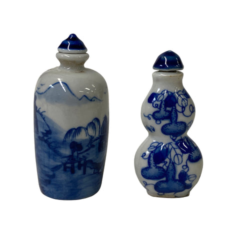 snuff bottle - porcelain bottle - oriental art