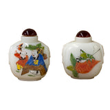 snuff bottle - glass bottle - oriental art