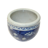 Chinese Blue White Oriental Flower Birds Scenery Porcelain Pot ws1299S