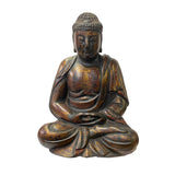 wood Buddha - rustic buddha - Buddhism