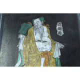 Chinese Mother of Pearl Inlay Box with Ink Stone Inkwell Pad ws1312S