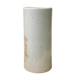 Pair Chinese Oriental Ceramic White People Scenery Vases ws1321S