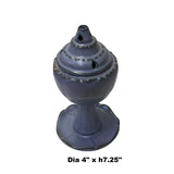 Ru Ware Light Purple Crackle Ceramic Incense Holder Display ws1374S