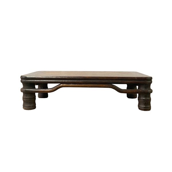 Simple Oriental Carved Legs Rectangular Display Table Stand ws1398S