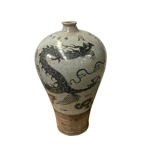 Ceramic Vase - dragon Vase - Chinese scenery