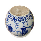 Chinese Blue White Oriental Immortal People Scenery Porcelain Pot ws1408S