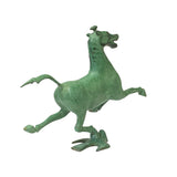 Chinese Green Rustic Ancient Artistic Horse Figure Display ws1449S