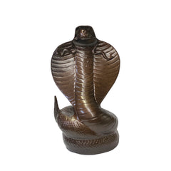 Metallic Brown Color Metal Fengshui Snake Cobra Figure ws1460S Metallic Brown Color Metal Fengshui Snake Cobra Figure ws1460S
