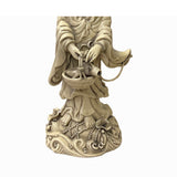Small Vintage Finish Off White Ivory Color Porcelain Kwan Yin Statue ws1466S