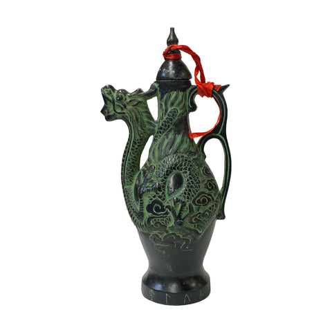 green bronze - ancient chinese art - oriental metal art