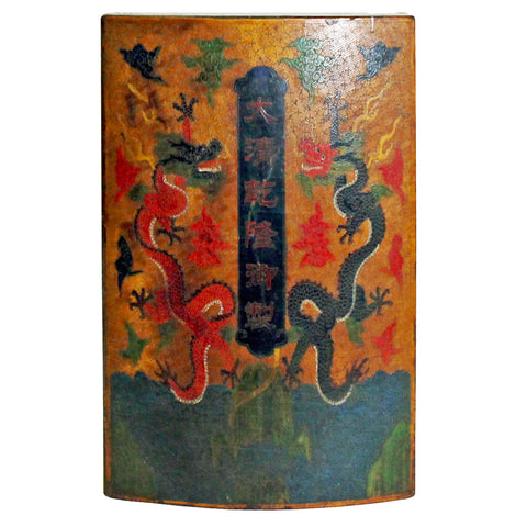 lacquer box - dragon phoenix - Chinese box