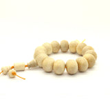 bracelet - bamboo wood - prayer beads