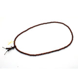 necklace - rosewood beads - prayer rosary