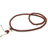 necklace - rosewood beads - prayer rosary