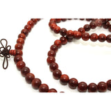 Chinese Yellow Rosewood Beads Rosary Praying Necklace ws222S