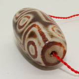 dzi bead -agate stone bead - stone bead