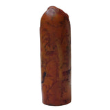 Chinese Stone Carved Old Man Theme Seal Stamp Display Art ws255S