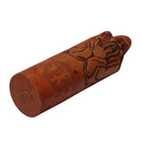 Chinese Stone Carved Old Man Theme Seal Stamp Display Art ws255S