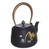 Handmade Quality Asian Heavy Cast Iron Teapot Shape Display Art ws260S