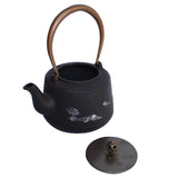 Handmade Quality Asian Heavy Cast Iron Teapot Shape Display Art ws260S